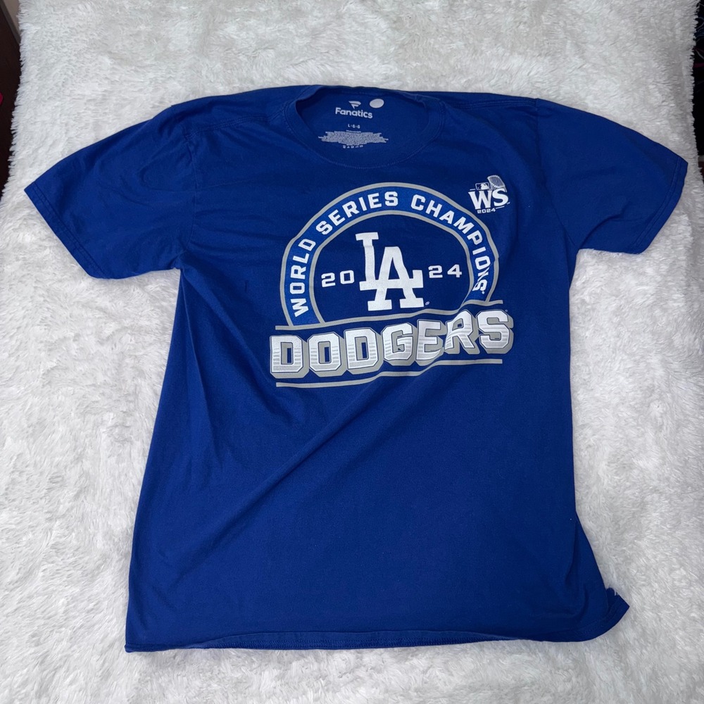 Los Angeles Dodgers World Series Champions 2024 Fanatics T-Shirt - L